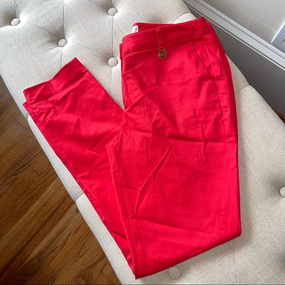 Red Micheal Kors Pants